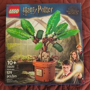 LEGO Harry Potter Mandrake Set with Green Leaves -Never Opened